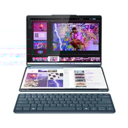 Lenovo Yoga Book 9 13IMU9 Intel Core Ultra 7 155U Hybrid (2-in-1) 33.8 cm (13.3") Touchscreen 2.8K 32 GB LPDDR5x-SDRAM 1 TB SSD Wi-Fi 6E (802.11ax) Windows 11 Home UK English Teal