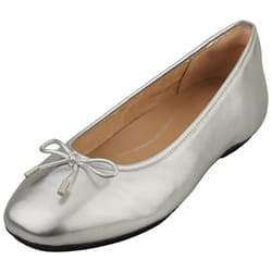FitFlop Mary Jane Womens Ballerina Shoes in Silver - 7