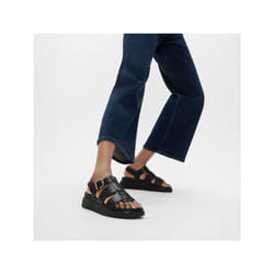 FitFlop GEN-FF LEATHER Womens Fisherman Sandals All Black - UK 5