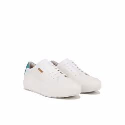 Dr. Scholl's Shoes Womens Time Off Platform Slip On Fashion Sneaker White/Green Perf 10 M