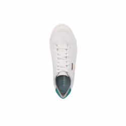 Dr. Scholl's Shoes Womens Time Off Platform Slip On Fashion Sneaker White/Green Perf 10 M