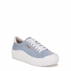 Dr. Scholl's Shoes Womens Time Off Sneaker Summer Blue Canvas 6.5 M