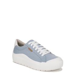 Dr. Scholl's Shoes Womens Time Off Sneaker Summer Blue Canvas 9.5 M