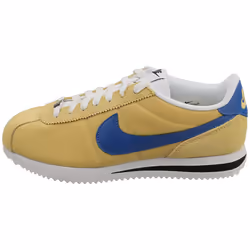 Nike Cortez Womens Fashion Trainers in Gold Blue - 3.5 UK