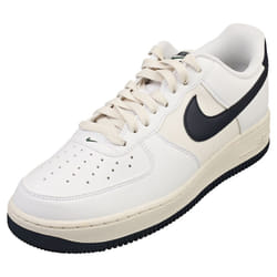 Nike Air Force 1 07 Mens Casual Trainers in White Navy - 6 - 40 EU