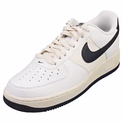 Nike Air Force 1 07 Mens Casual Trainers in White Navy - 5