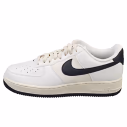 Nike Air Force 1 07 Mens Casual Trainers in White Navy - 5