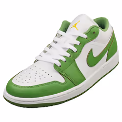 Nike Air Jordan 1 Low Se Mens Fashion Trainers in White Green - 9.5