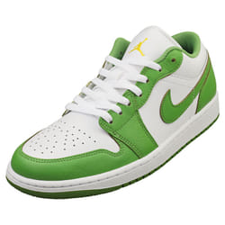 Nike Air Jordan 1 Low Se Mens Fashion Trainers in White Green - 9.5