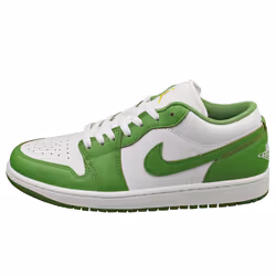 Nike Air Jordan 1 Low Se Mens Fashion Trainers in White Green - 9.5