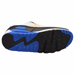 Nike Air Max 90 Premium Mens Fashion Trainers in White Blue - 7