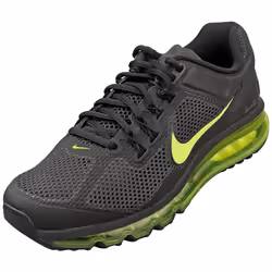Nike Air Max 2013 Mens Fashion Trainers in Black Green - 9