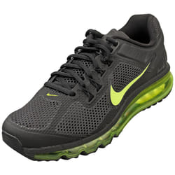 Nike Air Max 2013 Mens Fashion Trainers in Black Green - 9