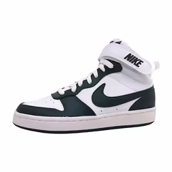 Nike Court Borough Mid 2 Shoes Sneaker  White/Vintage Green  5.5 US Unisex Big Kid