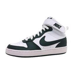 Nike Court Borough Mid 2 Shoes Sneaker  White/Vintage Green  5.5 US Unisex Big Kid