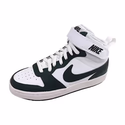 Nike Court Borough Mid 2 Shoes Sneaker  White/Vintage Green  5.5 US Unisex Big Kid