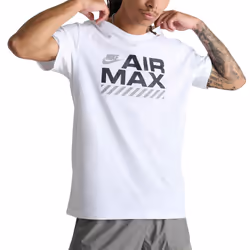 Nike Air Max Mens T Shirts Casual Graphic Tee - White, XL