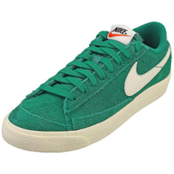 Nike Blazer Low 77 Womens Fashion Trainers in Green White - 7.5