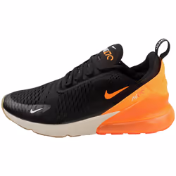 Nike Air Max 270 Mens Fashion Trainers in Black Orange - 10