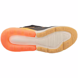 Nike Air Max 270 Mens Fashion Trainers in Black Orange - 10