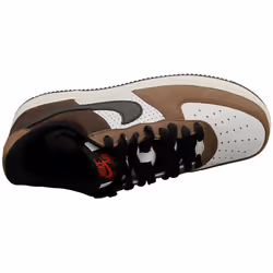 Nike Air Force 1 Low Retro Mens Fashion Trainers in White Black - 12