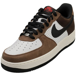 Nike Air Force 1 Low Retro Mens Fashion Trainers in White Black - 7