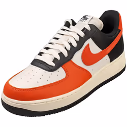 Nike Air Force 1 07 Lv8 Mens Fashion Trainers in Black Orange - 8