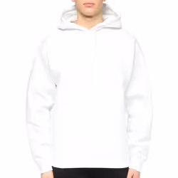 Nike 623453 Mens Fleece Hoodie Swoosh Logo - White, XL