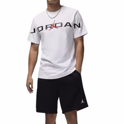 Nike Air Jordan Mens Crew Neck T-Shirts - White, Medium