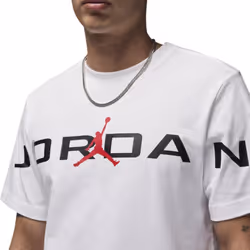 Nike Air Jordan Mens Crew Neck T-Shirts - White, X-Large