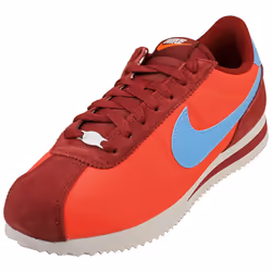 Nike Cortez Womens Fashion Trainers in Red Blue - 3.5