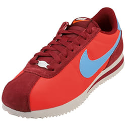 Nike Cortez Womens Fashion Trainers in Red Blue - 3.5
