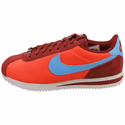 Nike Cortez Womens Fashion Trainers in Red Blue - 3.5