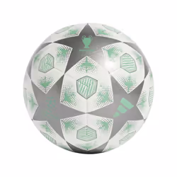 adidas Unisex-Adult UCL Club Soccer Ball Iron Metallic/White/Green 4