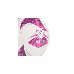 adidas Unisex-Adult MLS Club Soccer Ball  White/Purple Burst/Glory Purple  4