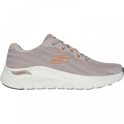 ) Arch Fit 2.0 - Road Wave | Taupe/Orange | Men's Ultimate Comfort and Support Trainers - 7 (Adults'