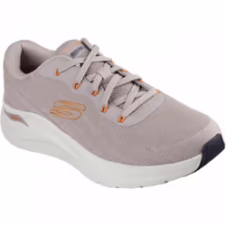 ) Arch Fit 2.0 - Road Wave | Taupe/Orange | Men's Ultimate Comfort and Support Trainers - 11 (Adults'