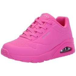Skechers Women's Uno-Stand on Air Sneaker  HOT Pink  5.5