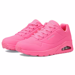 Skechers Women's Uno-Stand on Air Sneaker  HOT Pink  6