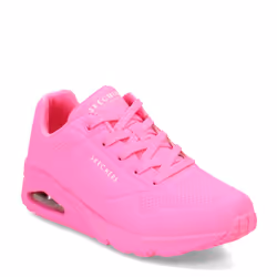 Skechers Women's Uno-Stand on Air Sneaker  HOT Pink  9.5