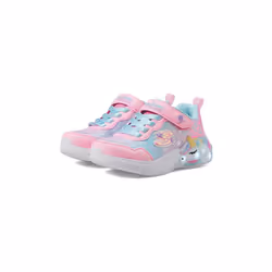 Skechers Kids Girls Unicorn Dreams-Wishful MAGI Sneaker Pink/Turquois
