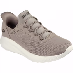 ) BOBS Sport Squad Chaos - Daily Inspiration | Taupe | Women's Comfort Slip-in Trainers - 5 (Adults'