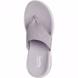 ) Go Walk Arch Fit Sandal Spellbound | Lilac | Womens Toe Post Sandals - 6 (Adults'