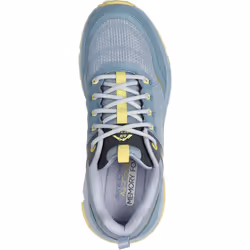 ) Skechers D'Lux Journey Marigold Synthetic Women's Blue/Yellow Hiking Boots - Blue, 5 (Adults'