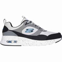 ) Skech-Air Court - Yatton | Grey/Multi | Mens Lace Up Trainers - 10 (Adults'
