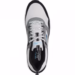 ) Skech-Air Court - Yatton | Grey/Multi | Mens Lace Up Trainers - 10 (Adults'