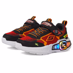 Skechers Boy's Light Storm 3 Sneaker  Black/Red  3.5 Big Kid