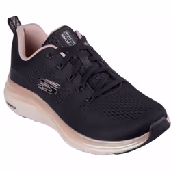 ) Vapor Foam - Midnight Glimmer | Black/Rose Gold | Womens Lace Up Trainers - 3 (Adults'
