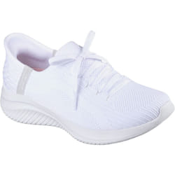 ) Skechers Ultra Flex 3.0 Brilliant Path Textile Women's White Trainers - White, 7 (Adults'