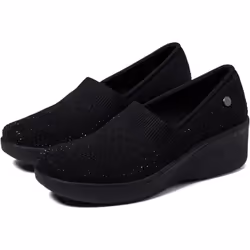 SKECHERS Women's Martha Stewart PIER LITE-Reflection Loafer  Black  7